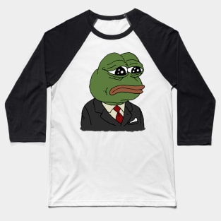 sad pepe in suit Baseball T-Shirt